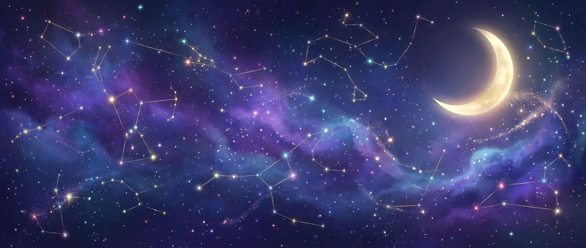 星空背景 - 它想你了给他好不好 | 每日星座运势与塔罗占卜
